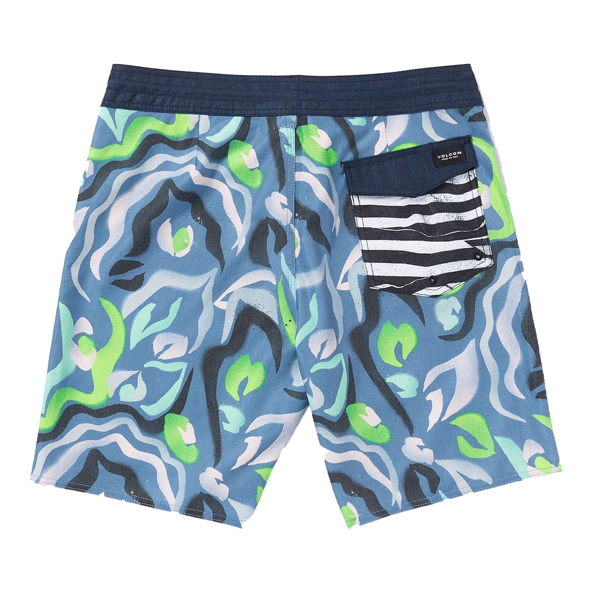 Volcom Warped Stoney 19" Men's Boardshorts - Stone Blue