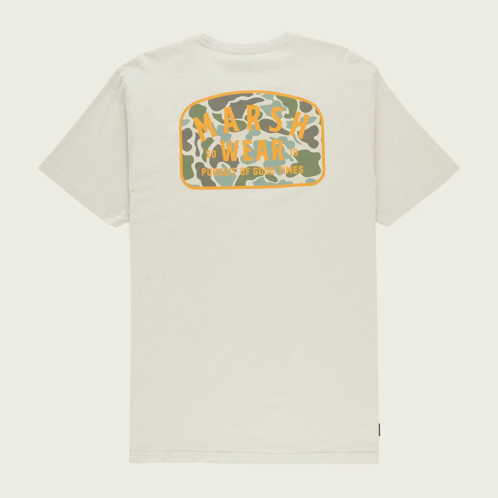 Marsh Wear Alton Camo Men's S/S T-Shirt - Stone