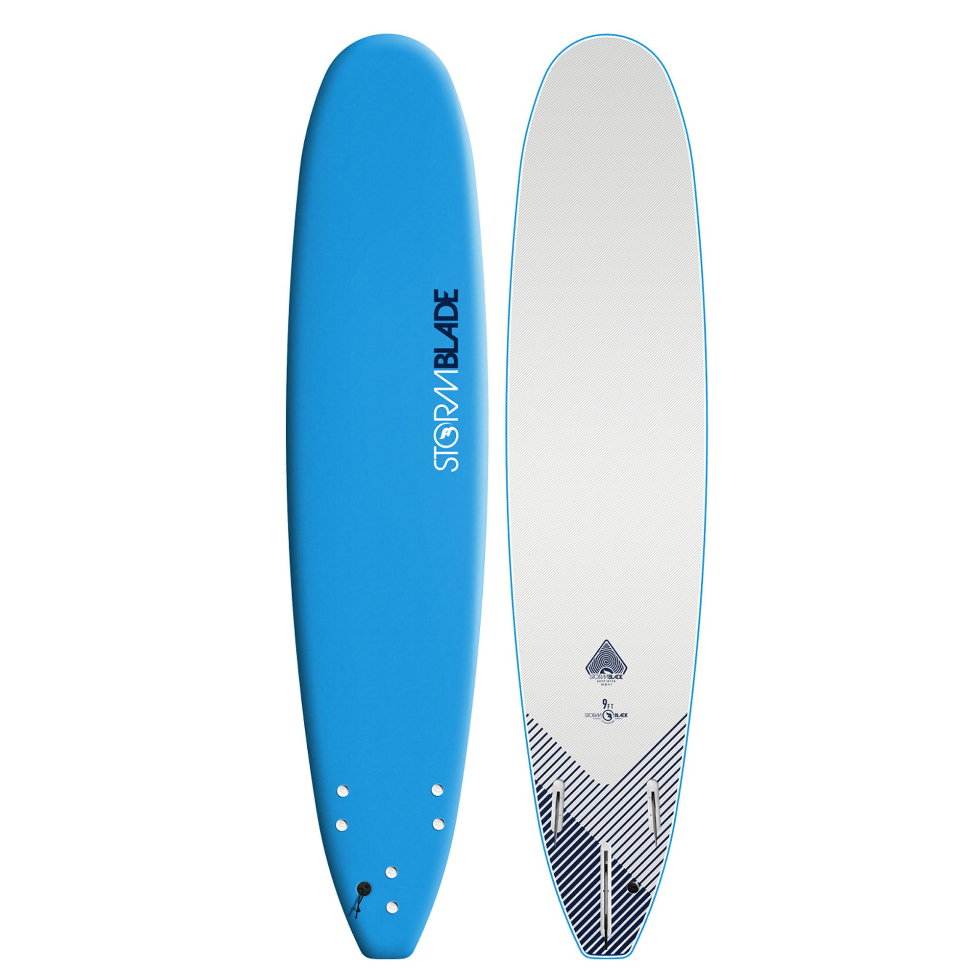 Storm Blade Classic 9'0 Soft Surfboard - Azure Blue