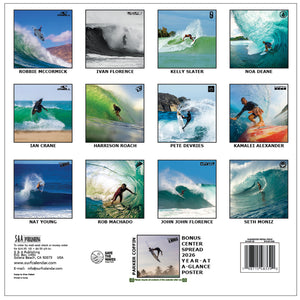 Global Surf Pro Surfer 2025 Calendar