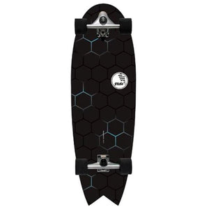 Slide Swallow 33" Surfskate Skateboard - Honey Comb