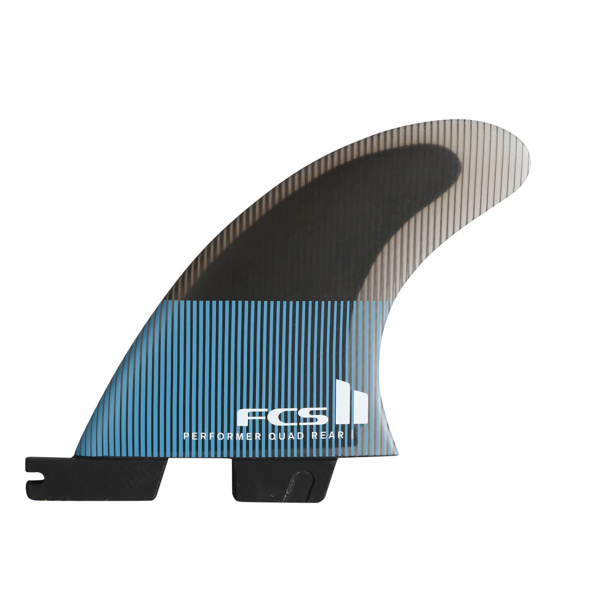 FCS II Performer Performance Core Quad Rear Twin Surfboard Fins - Large/Blue