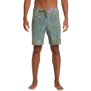 Quiksilver Surfsilk Straight Tie-Dye 19" Men's Boardshorts - Sea Spray