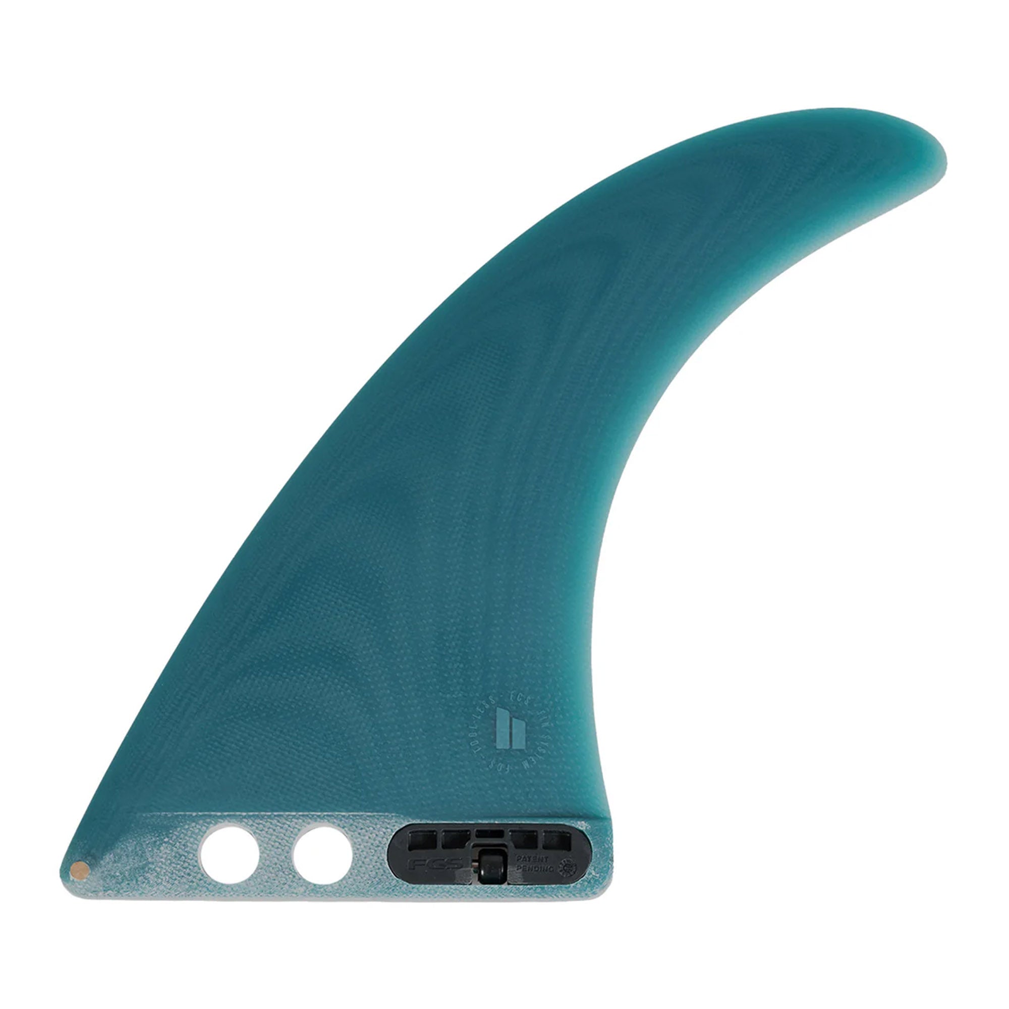 FCS II Connect Performance Glass Longboard Fin - 7"/Teal