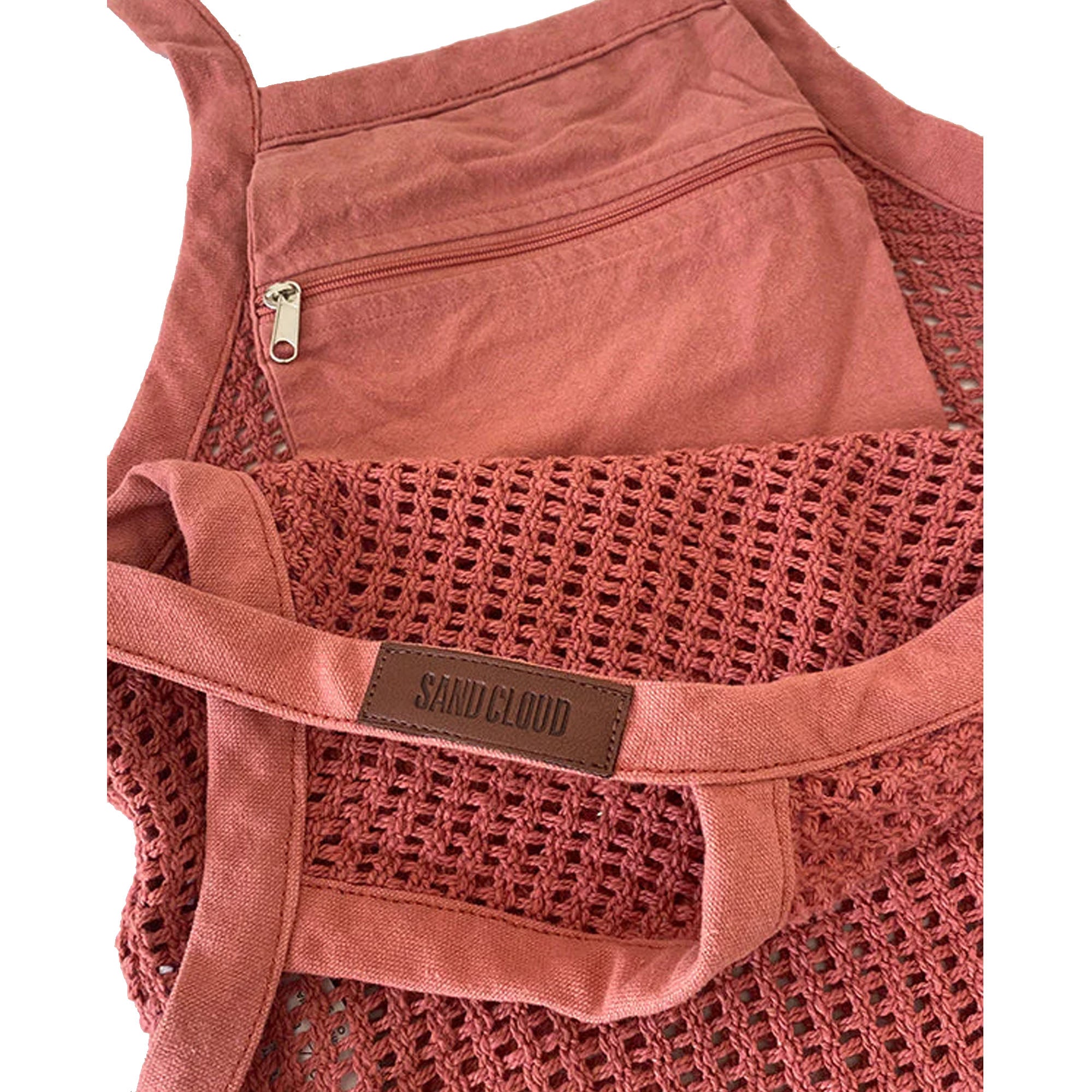 Sand Cloud Net Market Bag - Terracotta