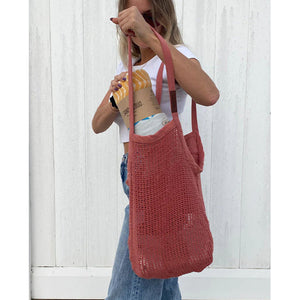 Sand Cloud Net Market Bag - Terracotta