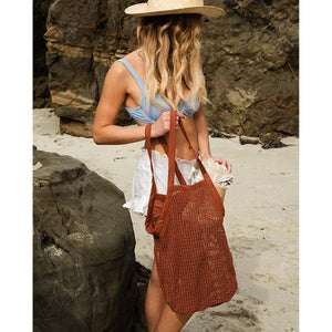 Sand Cloud Net Market Bag - Terracotta