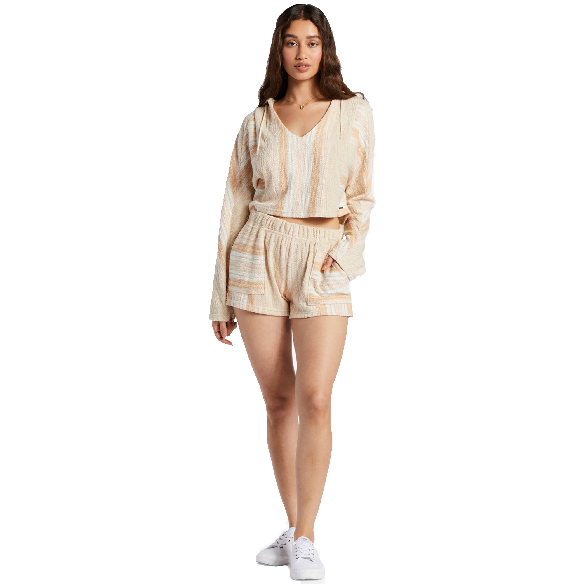 Roxy Todos Santos Pancho Women's Hoodie - Tan