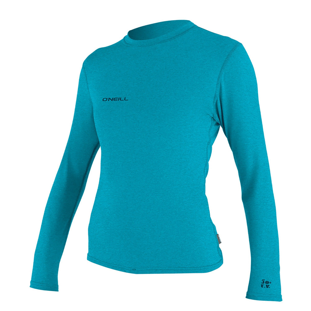 O'Neill Hybrid Women's L/S Sun Shirt - Turquoise