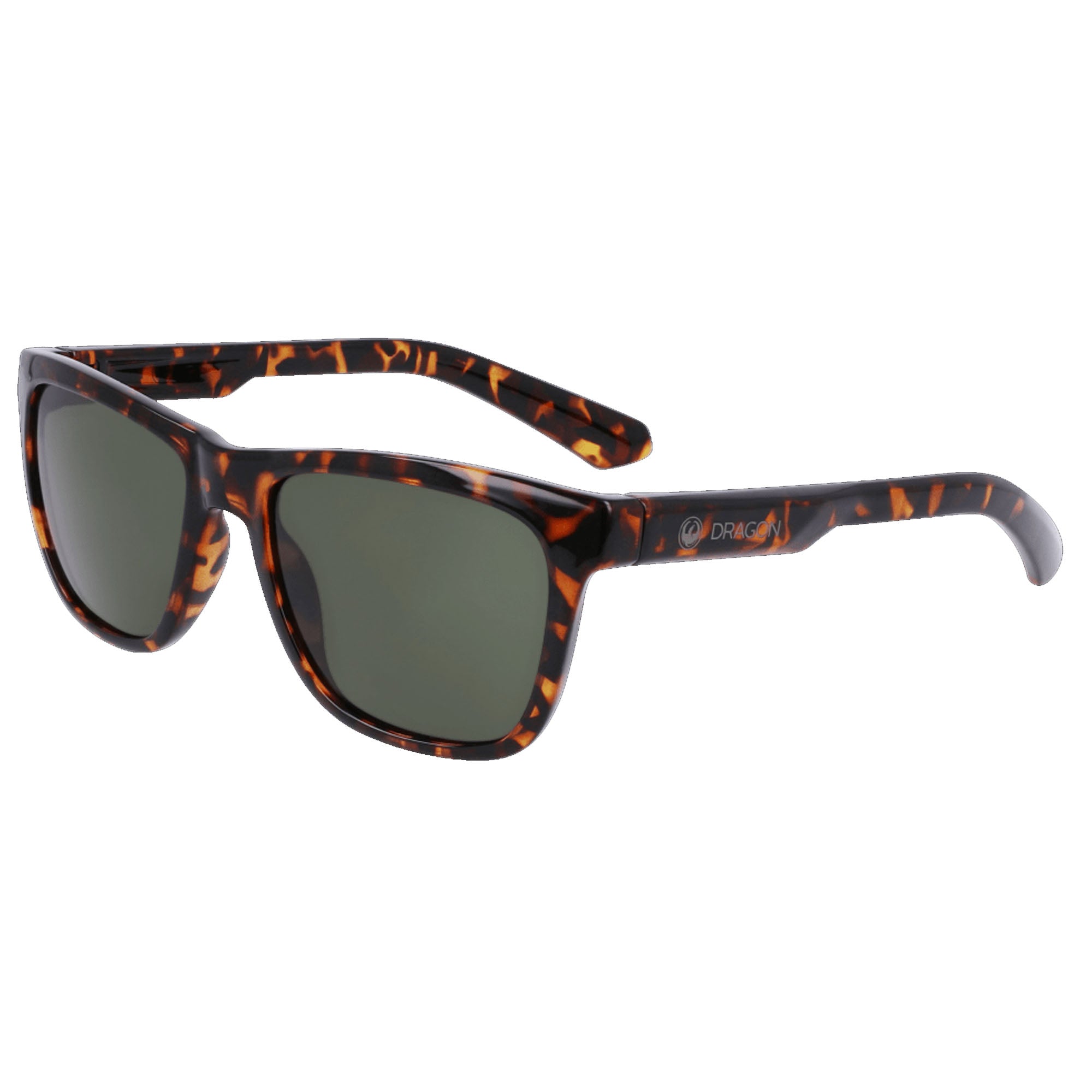 Dragon Bishop LL Men's Sunglasses - Shiny Tortoise/G15 Green