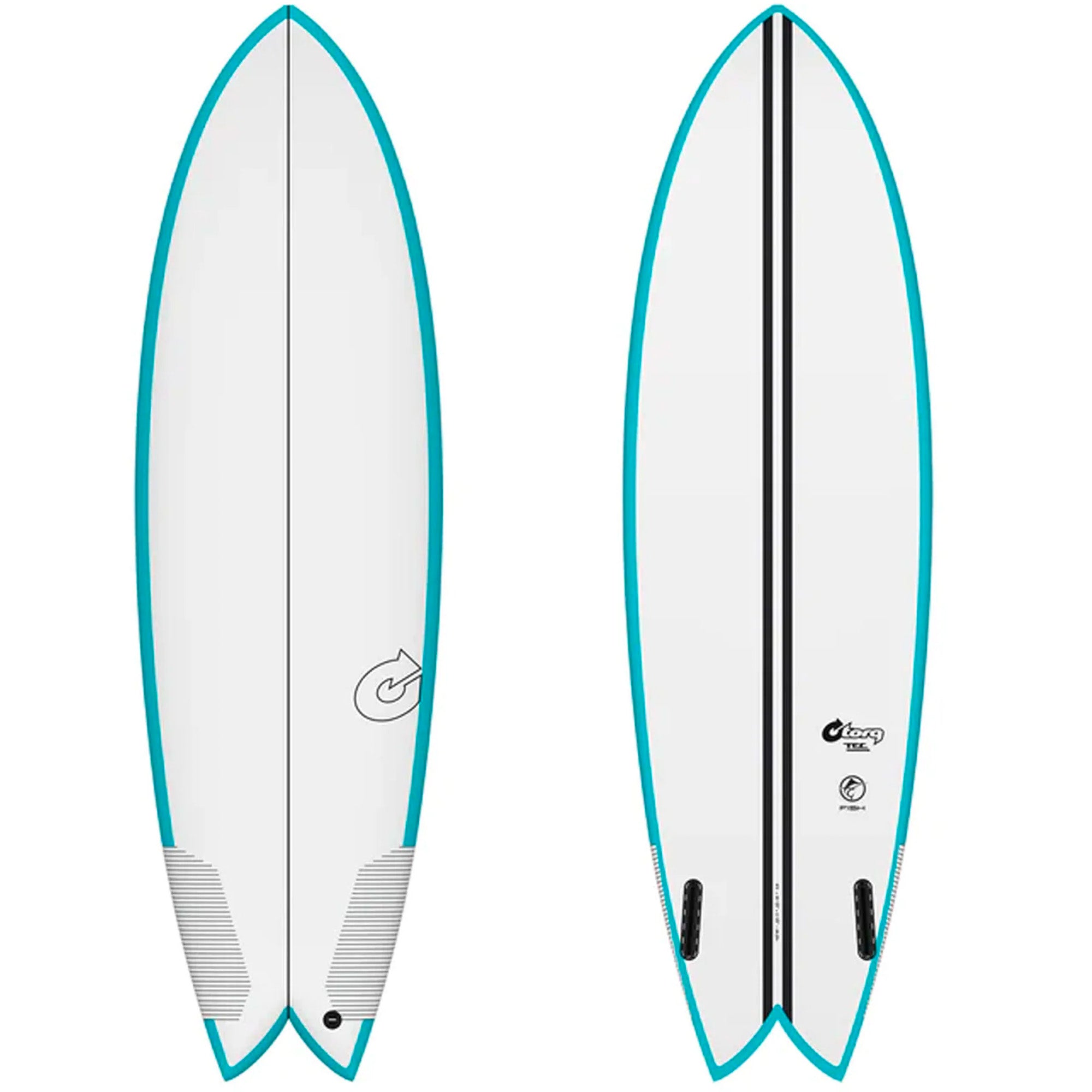 Torq Twin Fish TEC 5'10 Surfboard - Futures