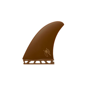 Captain Fin Co. Jeff McCallum Futures Twinzer Surfboard Fins - Medium/Brown