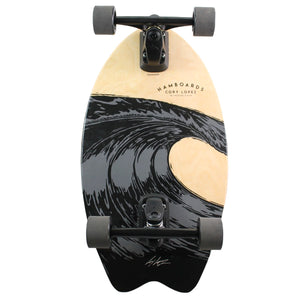 Hamboard Cory Lopez Twisted Fin 26" Surfskate Skateboard - Natural