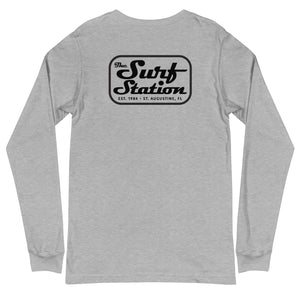 Surf Station Mechanic Black Men's L/S T-Shirt