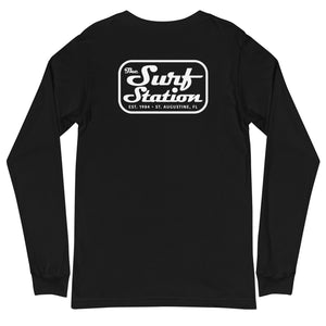 Surf Station Mechanic White Men's L/S T-Shirt