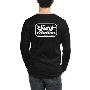 Surf Station Mechanic White Men's L/S T-Shirt