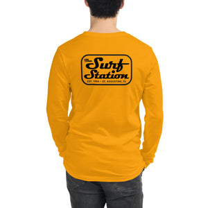 Surf Station Mechanic Black Men's L/S T-Shirt