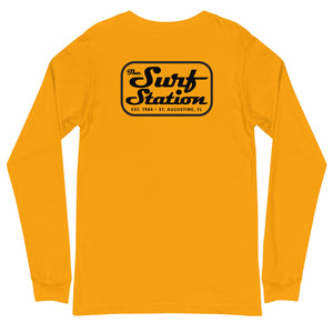 Surf Station Mechanic Black Men's L/S T-Shirt