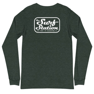 Surf Station Mechanic White Men's L/S T-Shirt