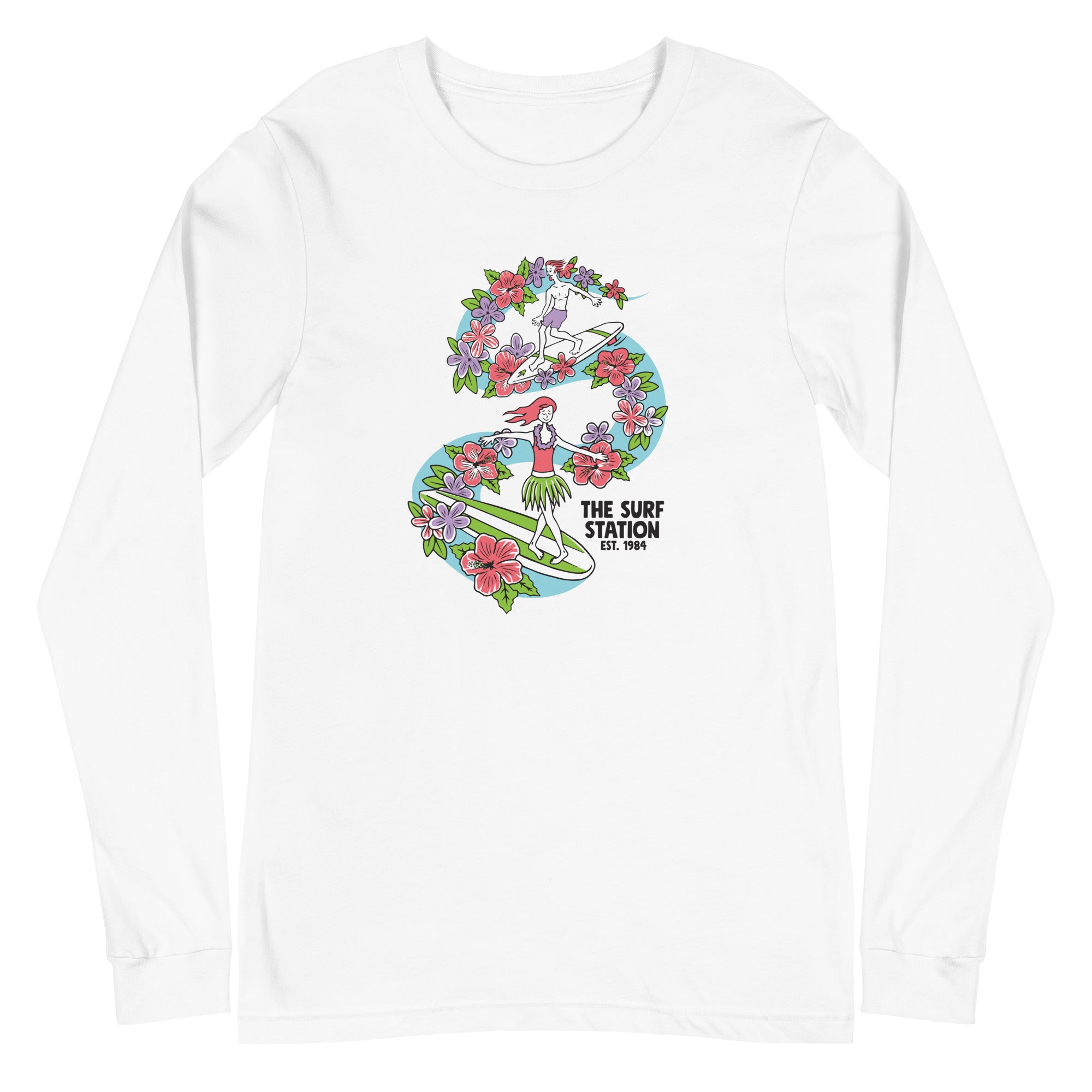 Surf Station x Karen Pedone Flower Slide Women's L/S T-Shirt