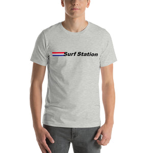 Surf Station Flag Black Men's S/S T-Shirt