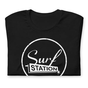 Surf Station Circle Vegas Distressed White Men's S/S T-Shirt