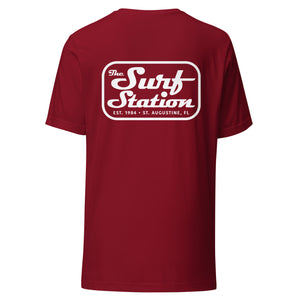 Surf Station Mechanic White Men's S/S T-Shirt