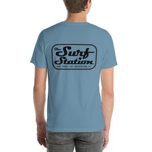 Surf Station Mechanic Black Men's S/S T-Shirt