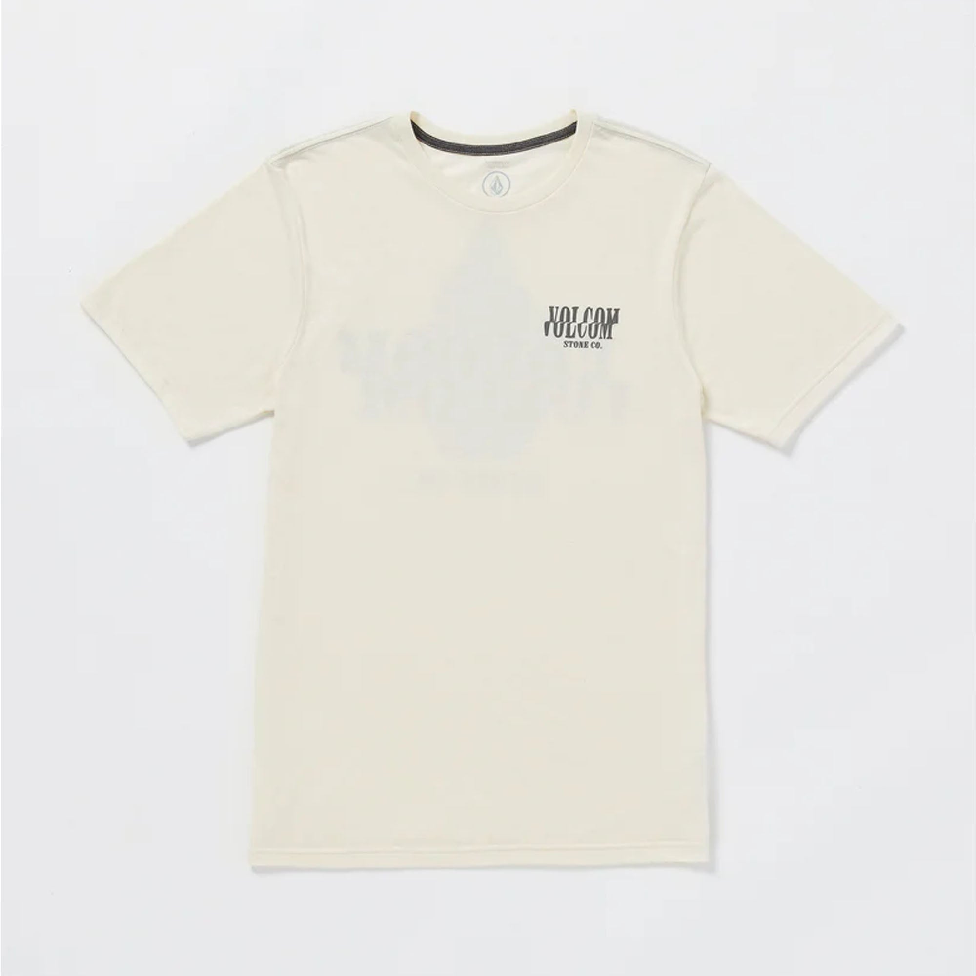 Volcom Scrambled Channel Men's S/S T-Shirt - Off White