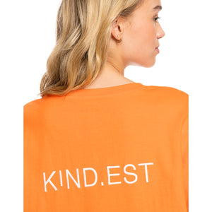 Roxy Surf Kind Kate Oversized Women's S/S T-Shirt - Orange