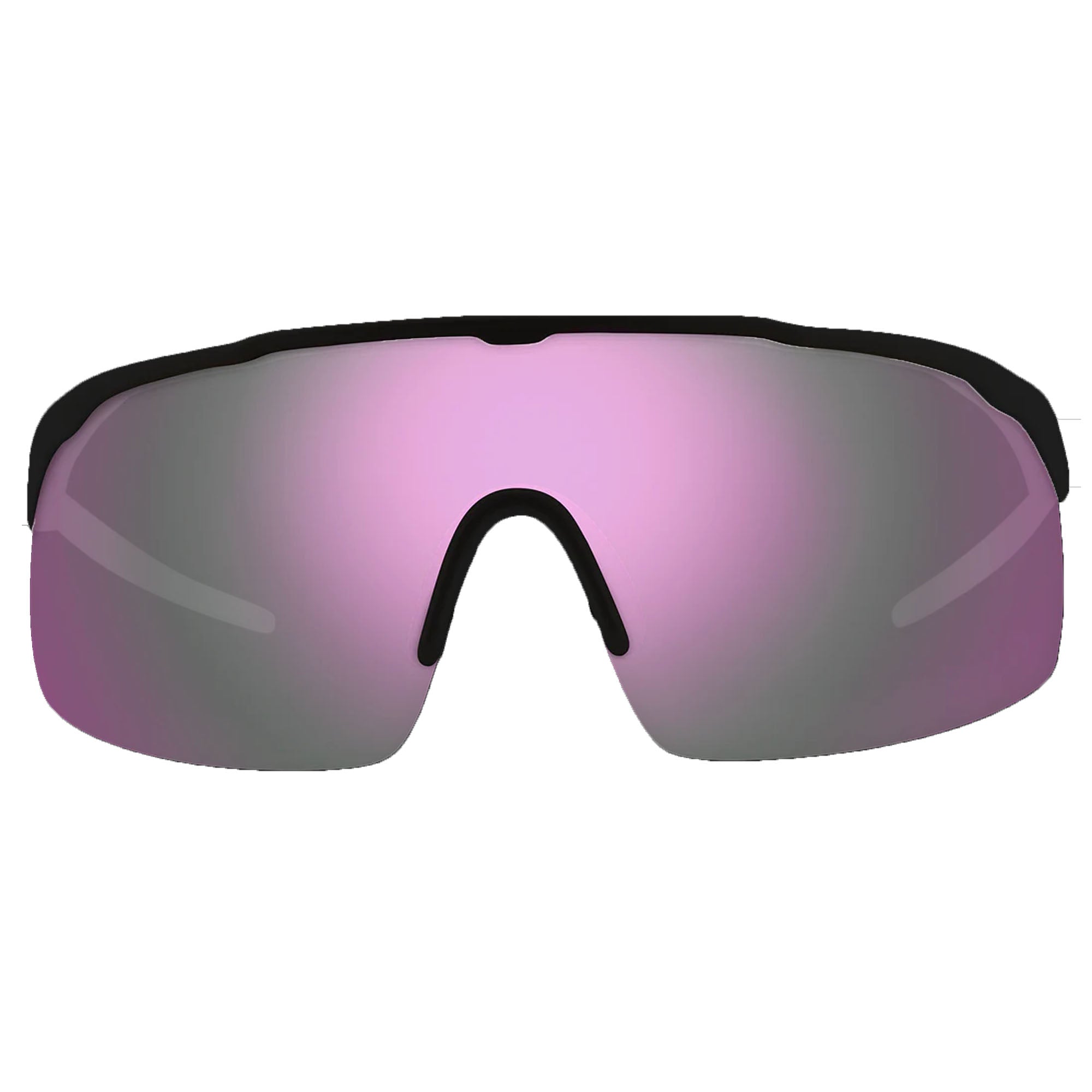 Nectar Pisgah Men's Sunglasses - Soft Touch Black/Violet Polarized