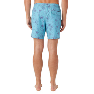 O'Neill Hermosa Elastic Waist Lined Volley 17" Men's Boardshorts - Blue Fade