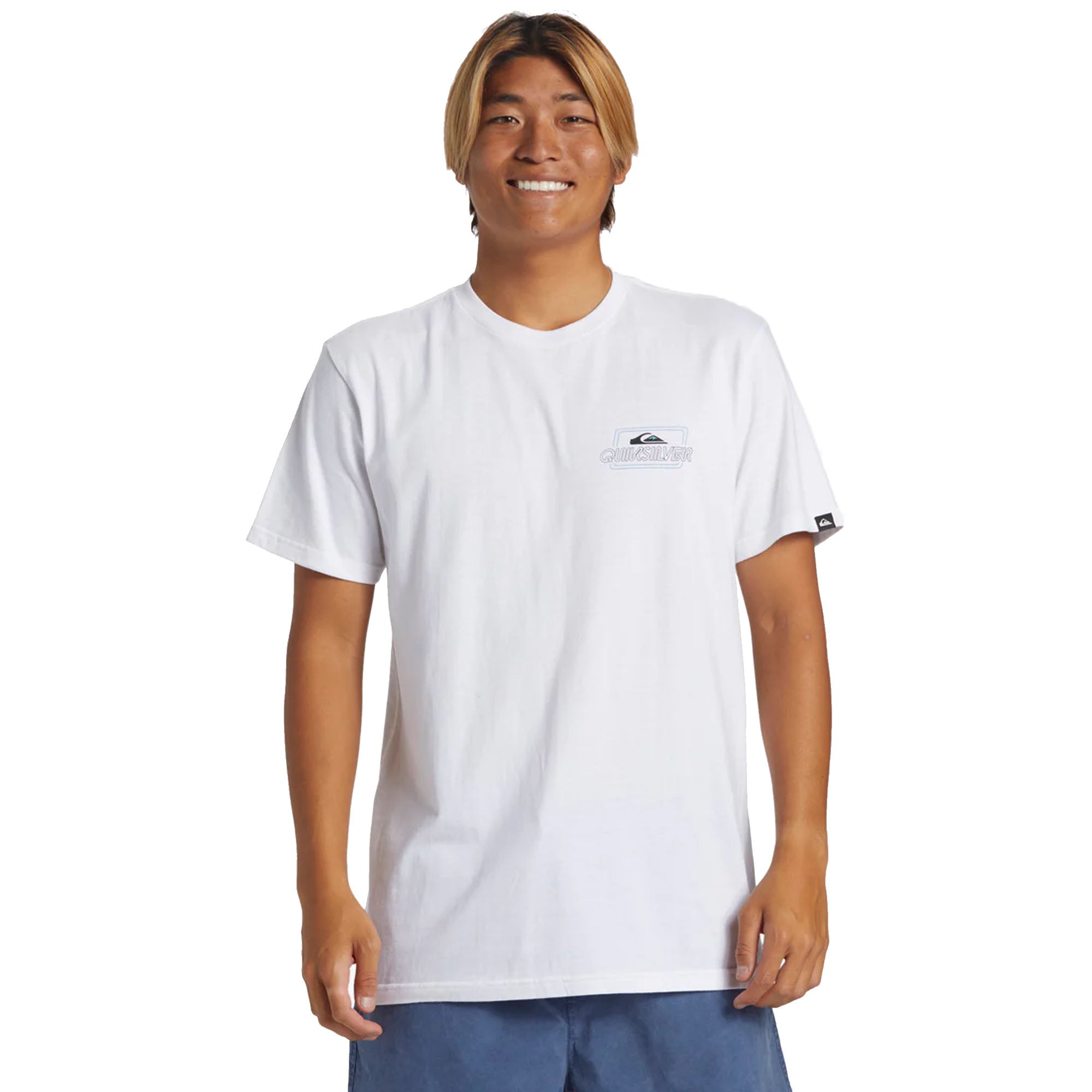 Quiksilver Line By Line Men's S/S T-Shirt - White