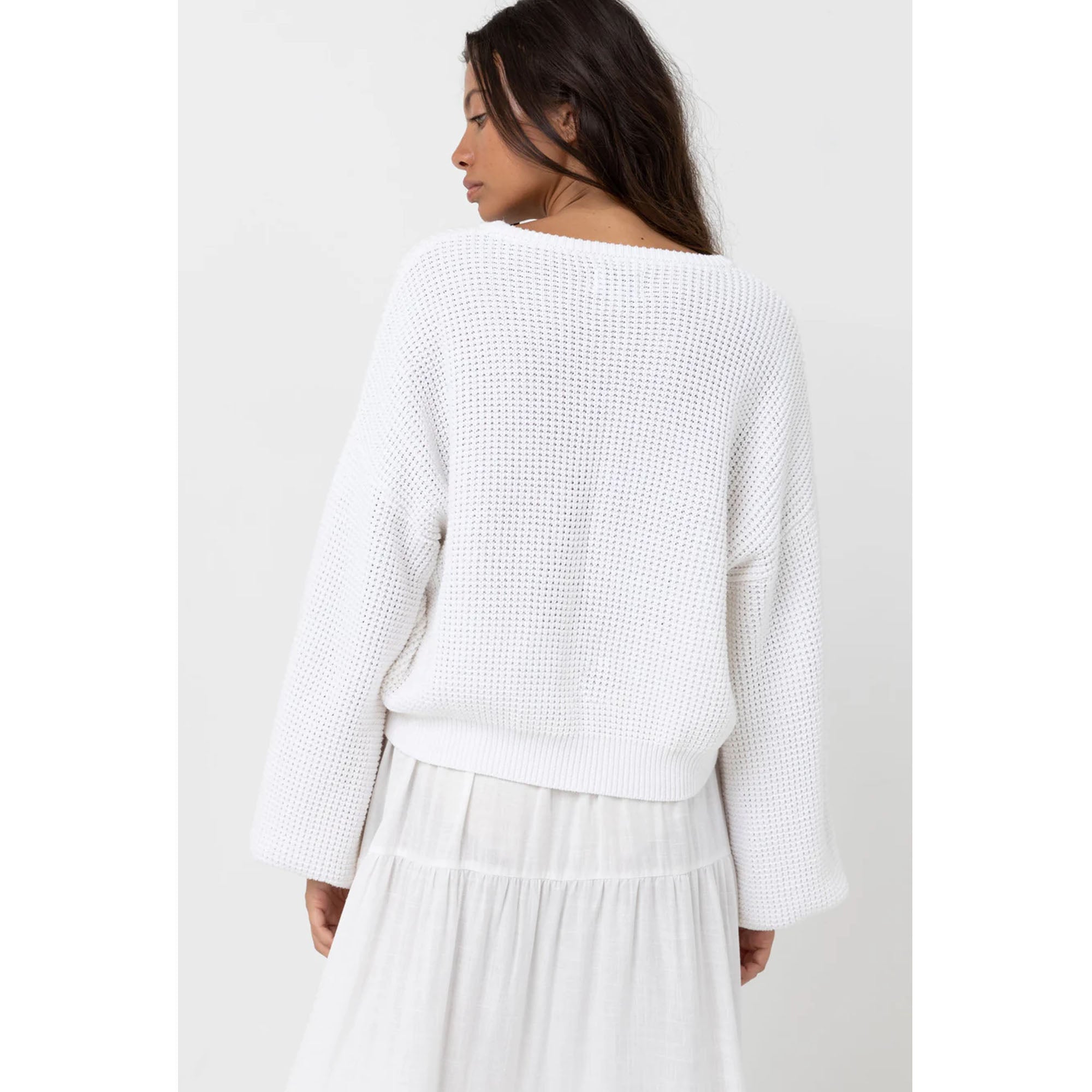 Rhythm Classic Knit Women's Jumper - White