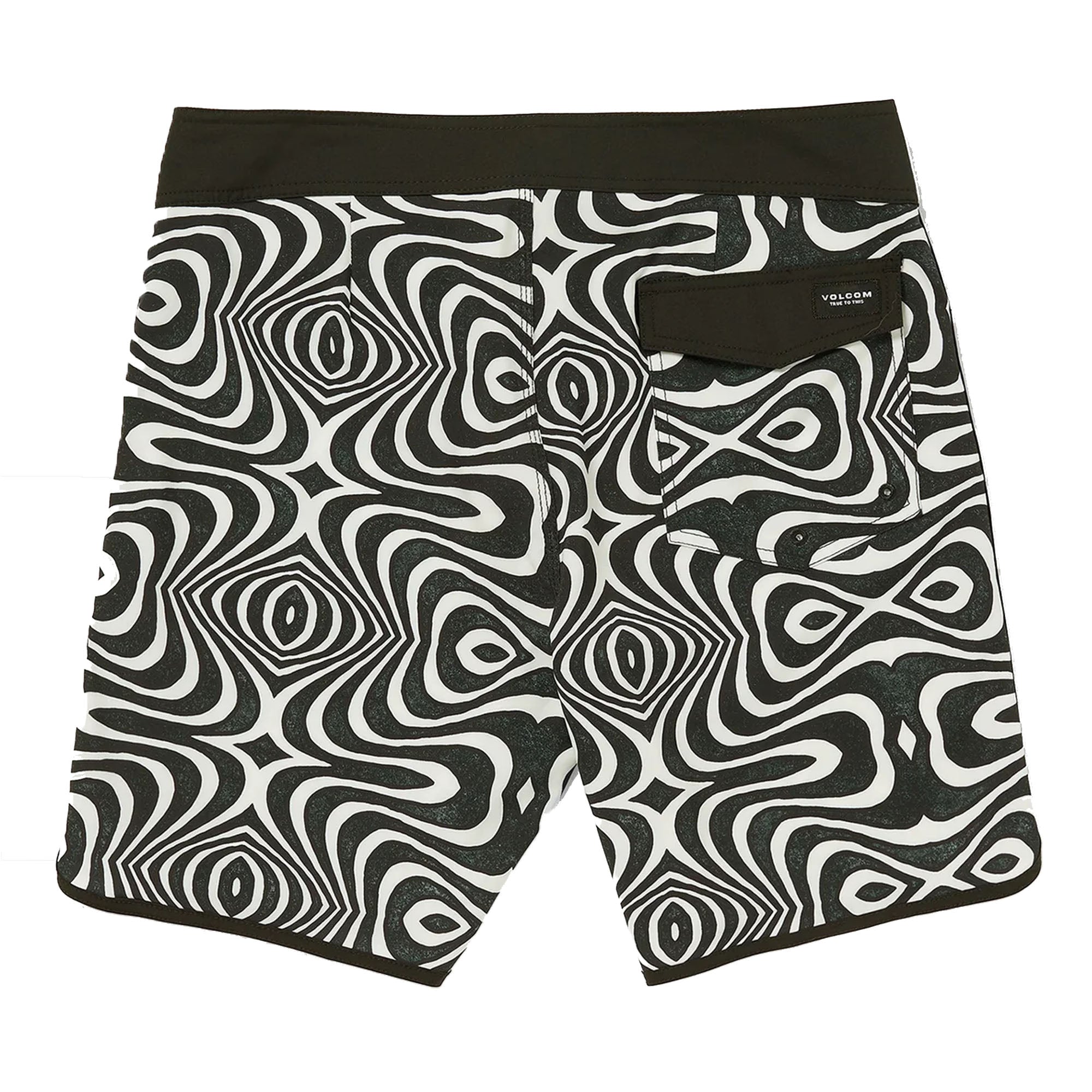 Volcom Lido Print Scallop Mod-Tech 19" Men's Boardshorts - White