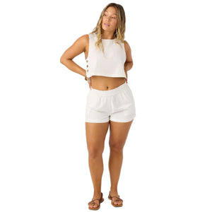 O'Neill Sanders Linen Women's Tank Top - White