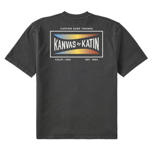 Katin Scrubber Relaxed Men's S/S T-Shirt - Black Wash Pigment Dye