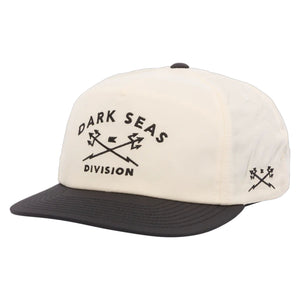 Dark Seas Tridents Nylon Men's Hat - White/Black