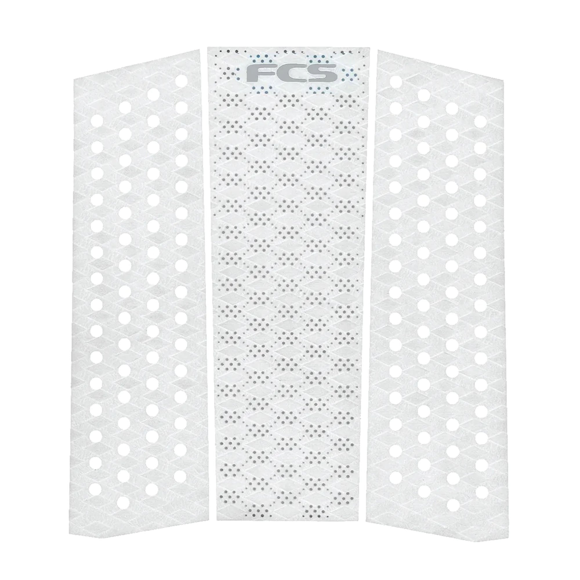 FCS Front T-3 Eco Traction Pad - White/Cool Grey