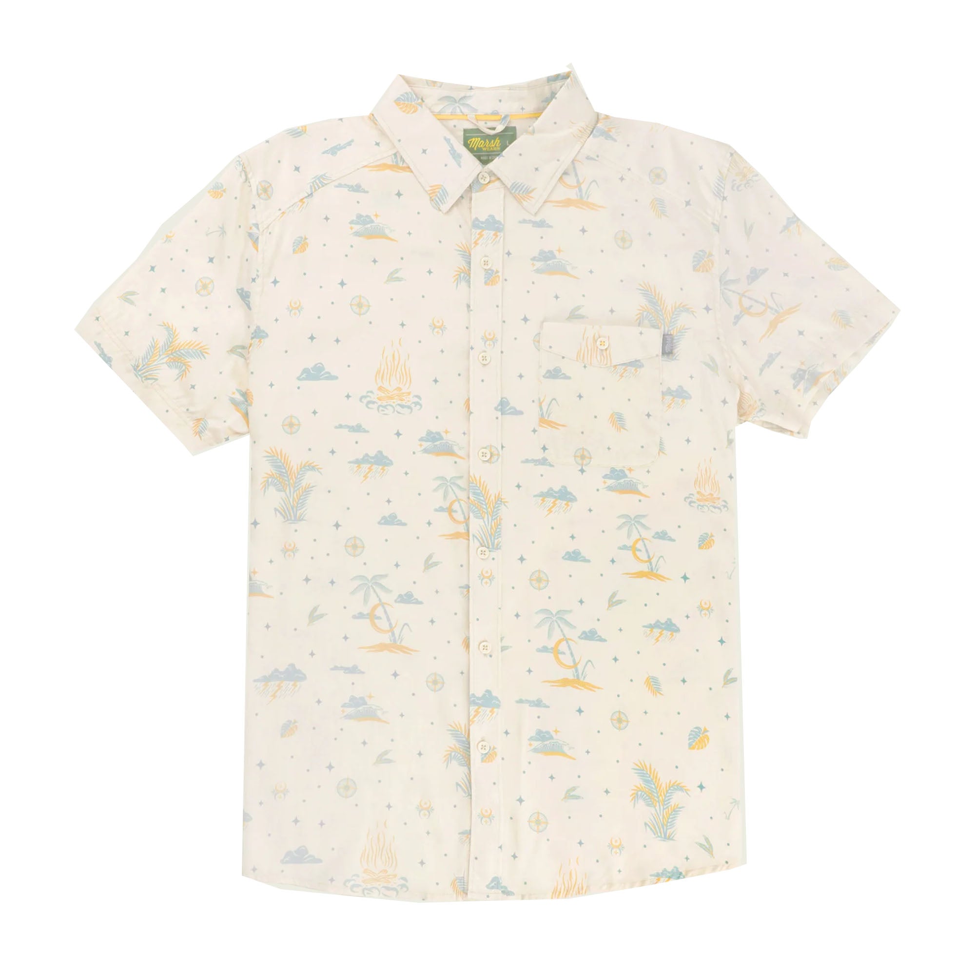 Marsh Wear Hagood Men's S/S Dress Shirt - White