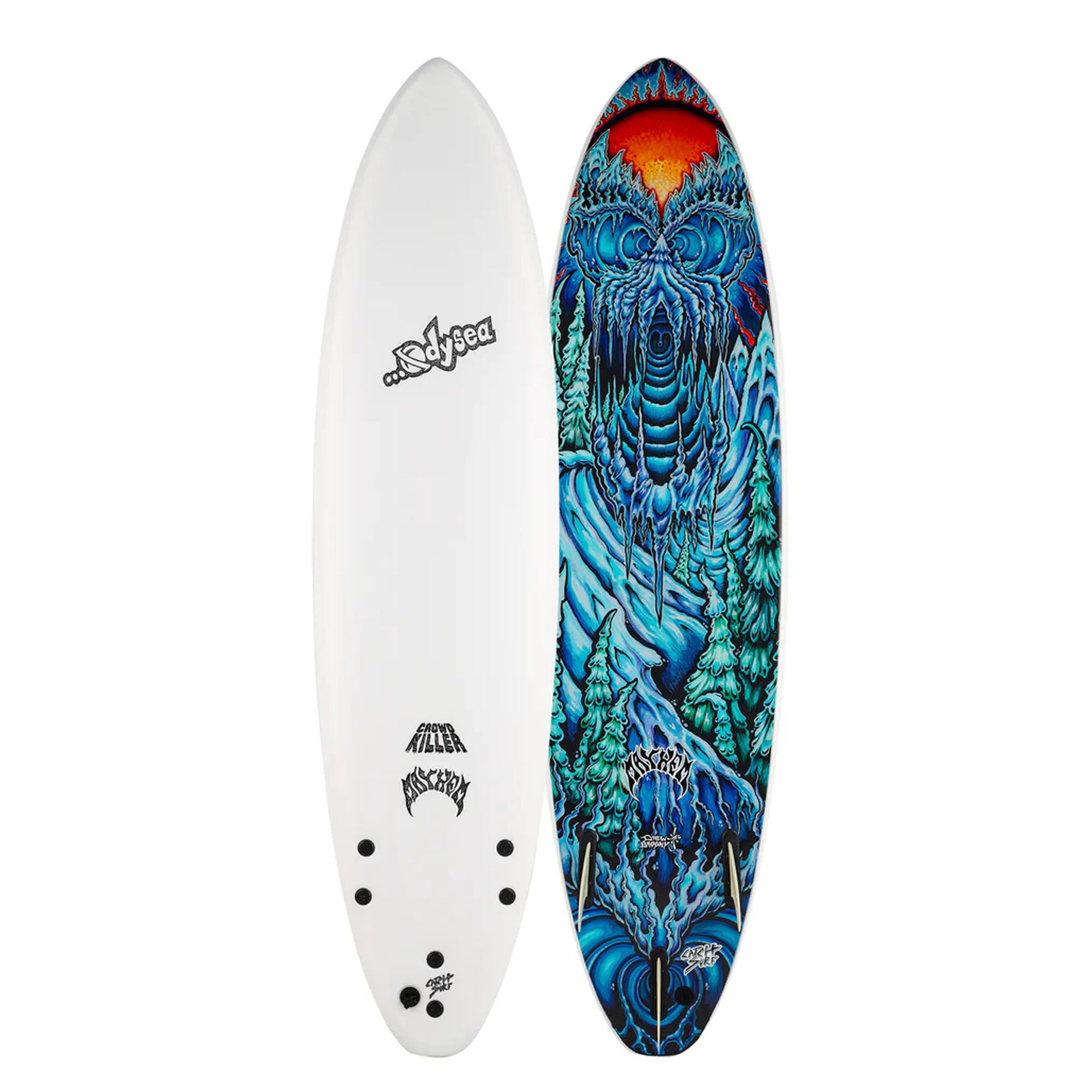 Catch Surf Odysea X Lost Crowd Killer 6'8 Soft Surfboard - White