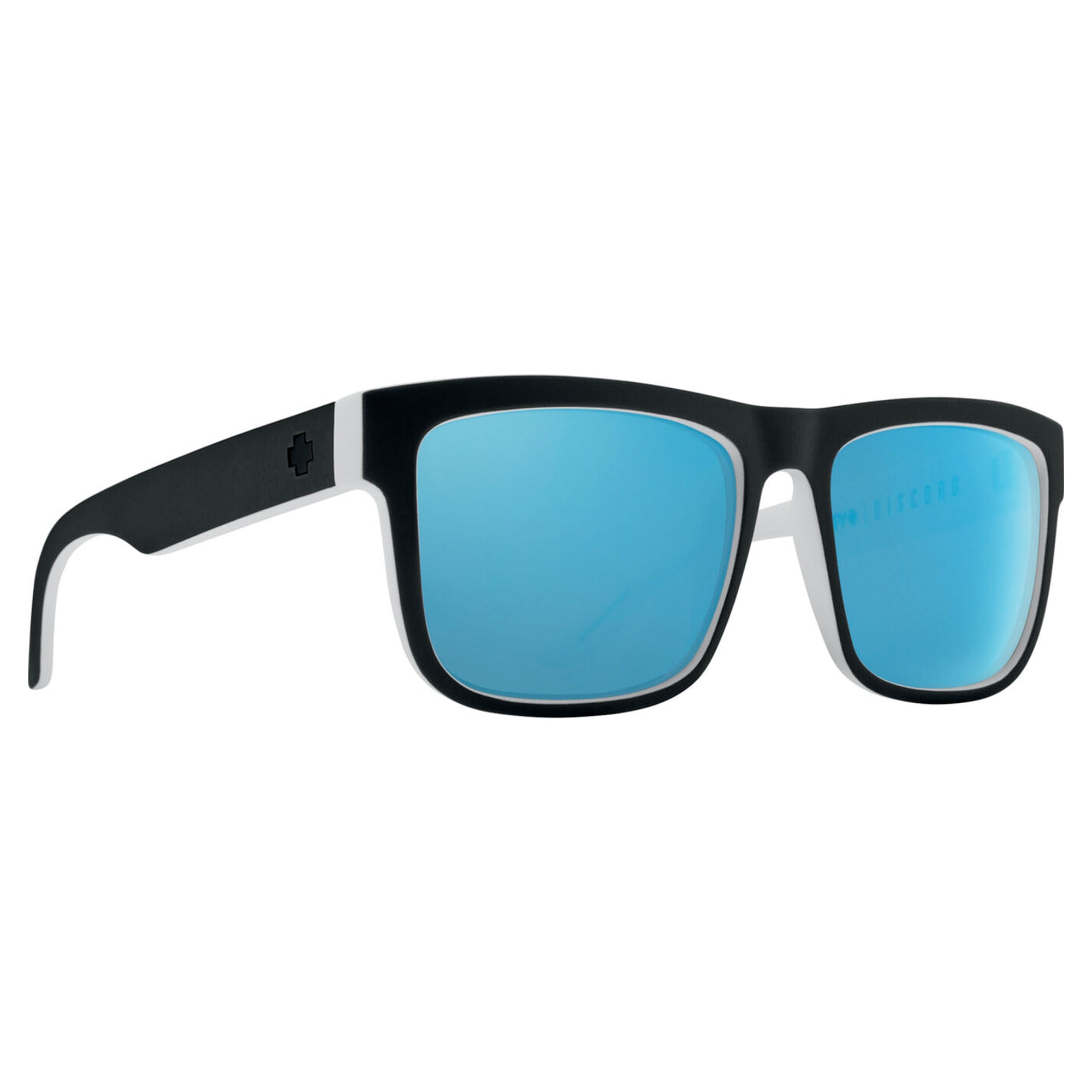 Spy Discord Men's Sunglasses - Whitewall/Happy Gray Green Light Blue Spectra Polarized