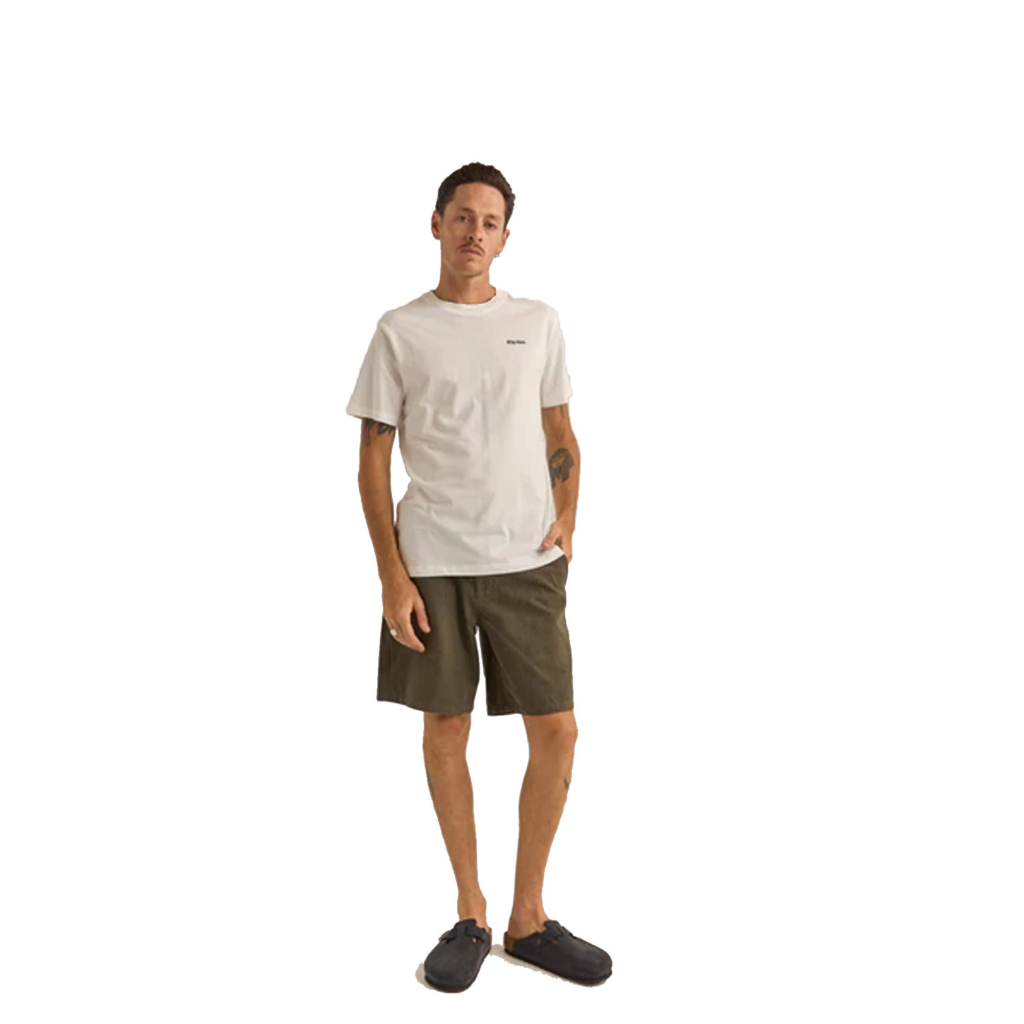 Rhythm Essential Stripe 18.5" Men's Walkshorts - Fatigue