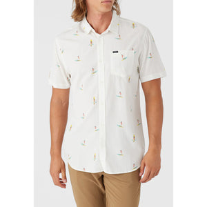 O'Neill Oasis Eco Standard Men's S/S Dress Shirt - White