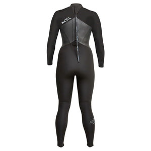 Xcel Axis X 3/2 Back Zip Women's Fullsuit Wetsuit - Black