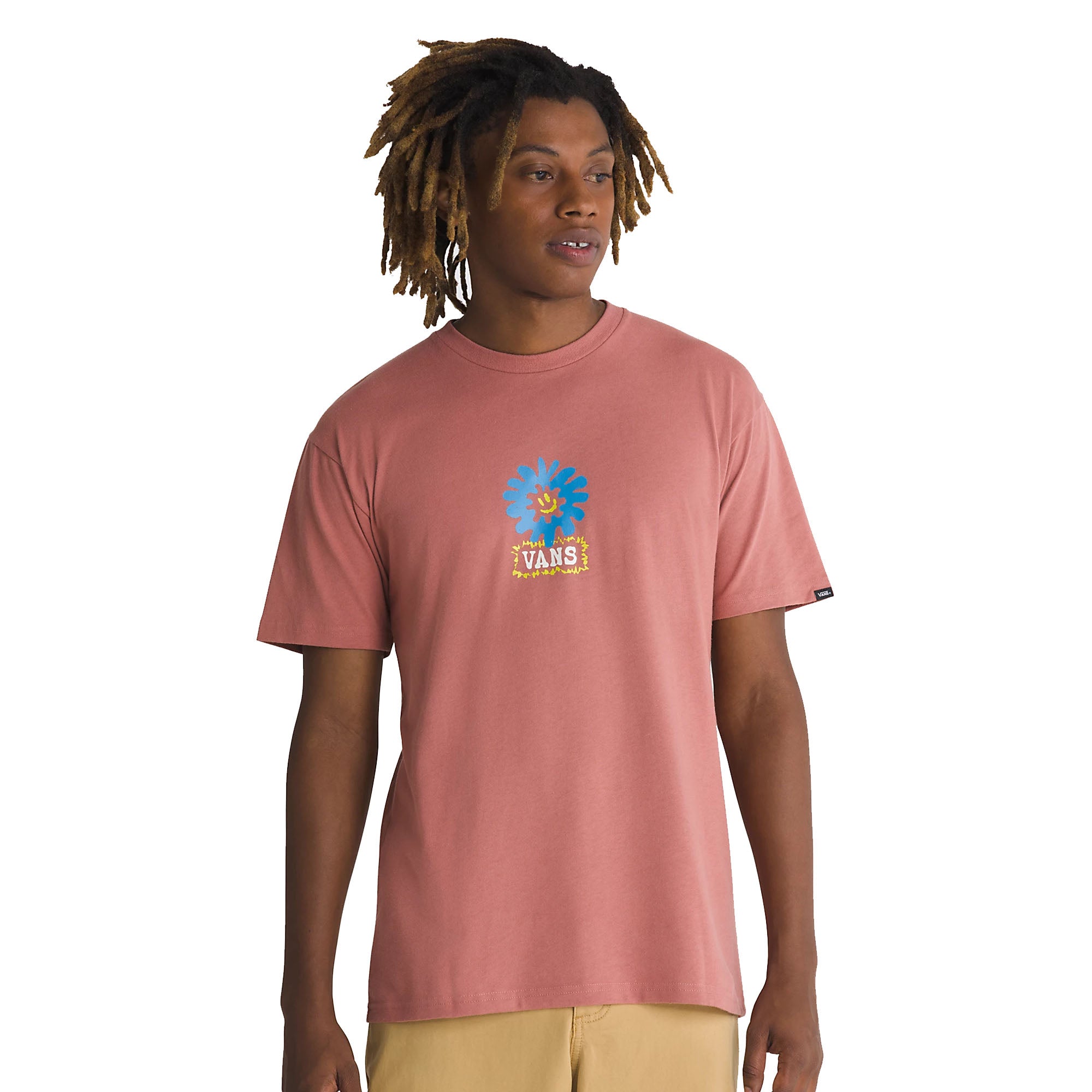 Vans Dual Bloom Men's S/S T-Shirt - Rose