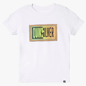 Quiksilver Day Tripper Youth Boy's S/S T-Shirt - White