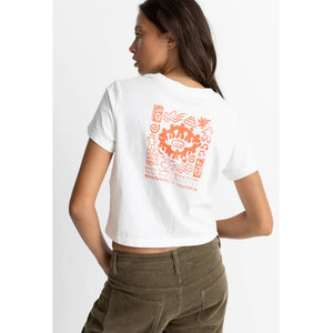 Rhythm Dance Vintage Women's S/S T-Shirt - White