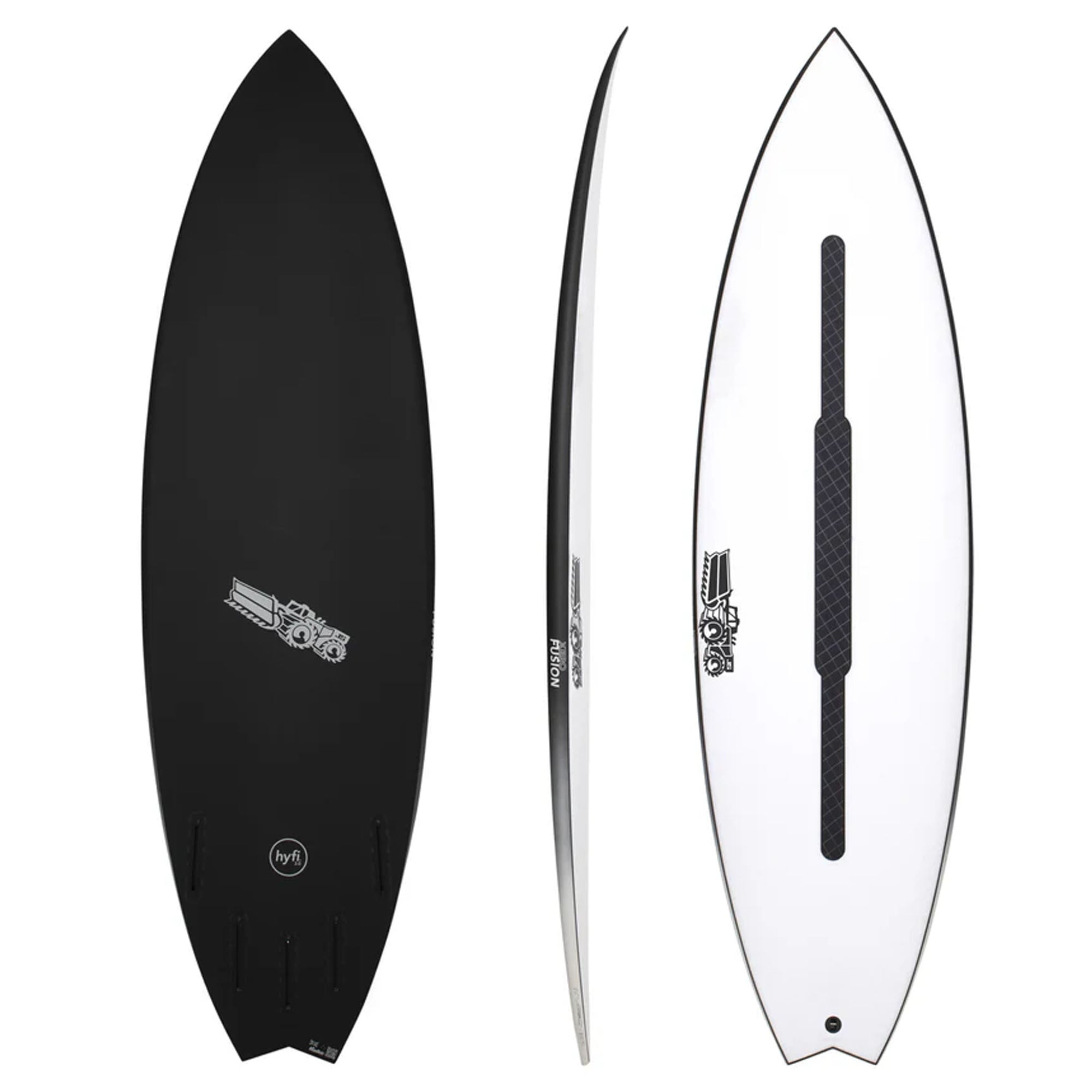 JS Xero Fusion HYFI 3.0 5'7 Surfboard - FCS II