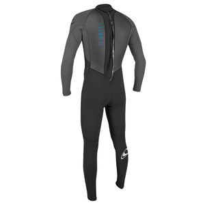 O'Neill Reactor-2 3/2mm Youth Back Zip Fullsuit Wetsuit - Black/Graphite